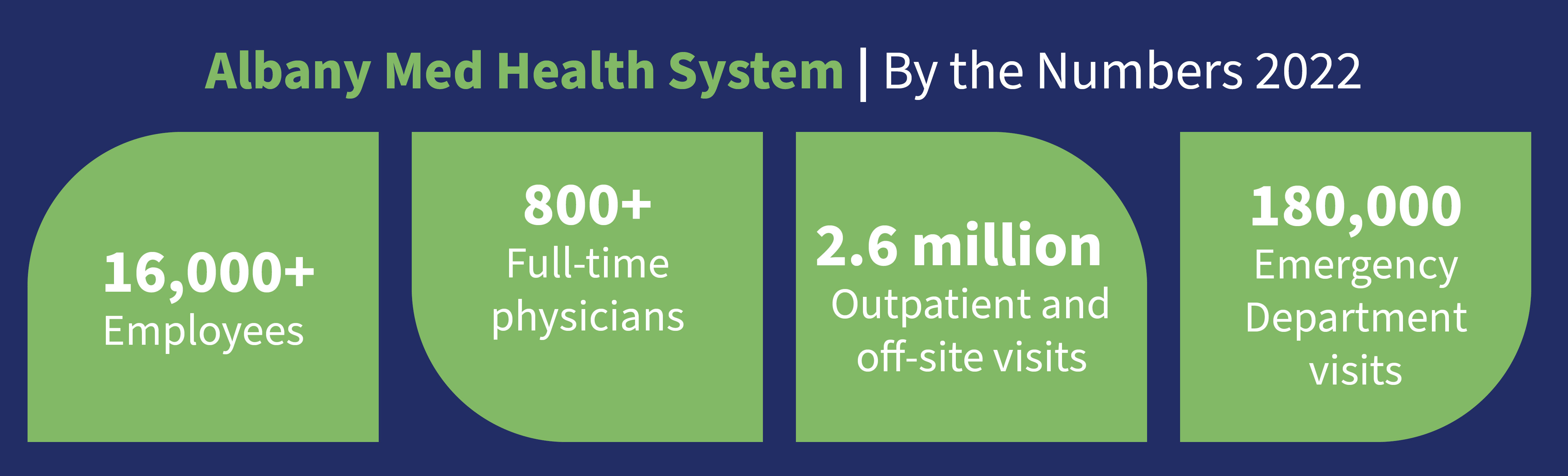 Albany Med Health System | By the Numbers