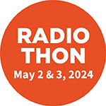 Radiothon logo - May 2 & 3, 2024