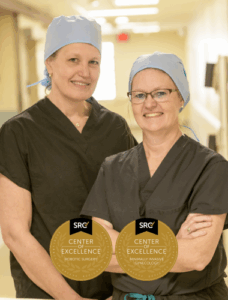 Two SRC Center for Excellence surgeons at Saratoga Hospital