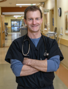 Malta Med Provider Standing in Hallway