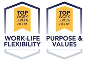 26_SH Top Workplaces Badges_Work Life Flexibility and Purpose and Values