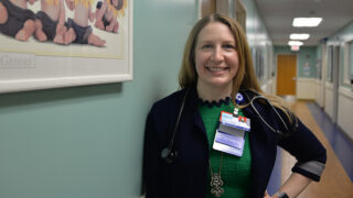 Pediatric pulmonologist Dr. Kate Powers