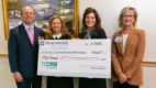 Fenimore Asset Management check presentation in support of the Center for Breast Health at Columbia Memorial Health.
