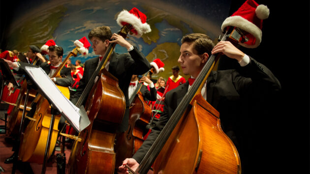 Musicians from the Empire State Youth Orchestra perform at the Melodies of Christmas at Proctors Theatre in Schenectady