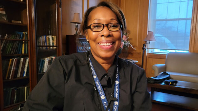 Chaplain Valerie Cox a member of Albany Med's Pastoral Care team, offering spiritual & emotional support.