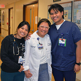 Analyn Nocus, RN, and family