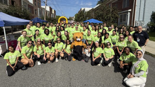 More than 100 volunteers from Albany Medical Center and Albany Medical College came together to support the 23rd Annual Dr. Pamela Harper Community Block Party.