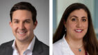 Side by side portrait photos of Robbie Freeman, Chief Digital Officer, and Jennifer Rabaglia, MD, Chief Quality Officer