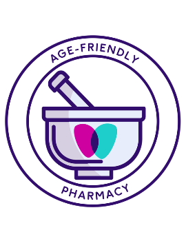 Recognition Seal from the American Society of Consultant Pharmacists for being an Age-Friendly Pharmacy