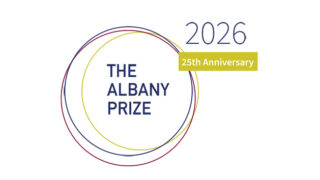 25th anniversary logo for the Albany Prize